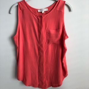 Loft | Coral sleeveless top